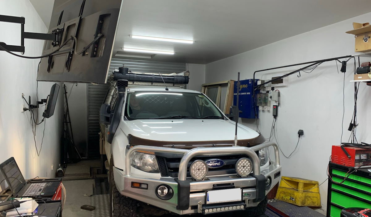 Purpose built Dyno Tuning room